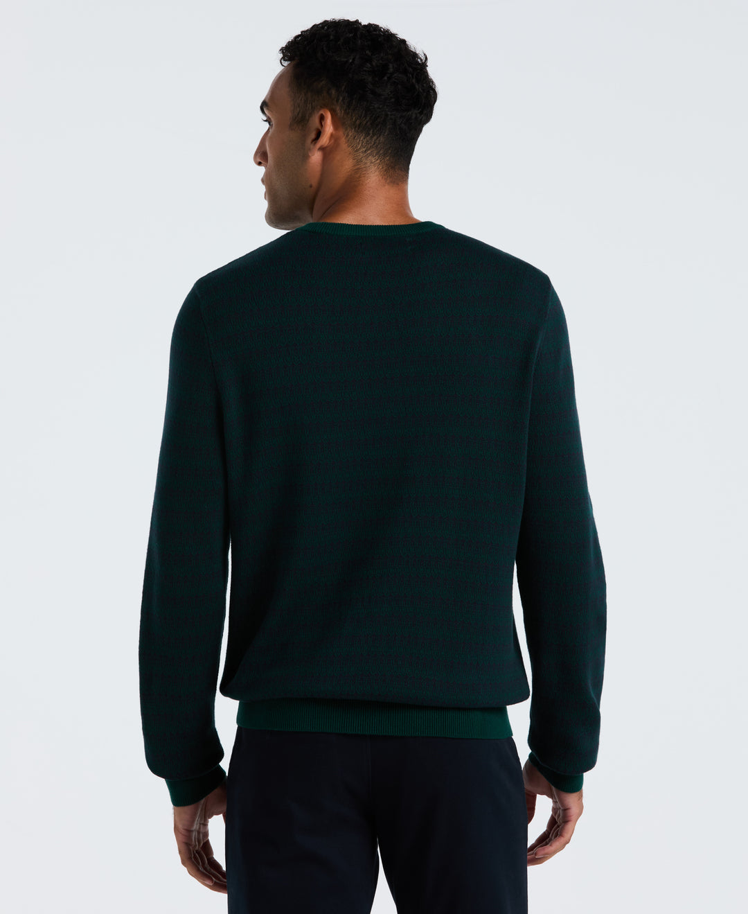 Jacquard Geo Crewneck Sweater (Botanical Garden) 