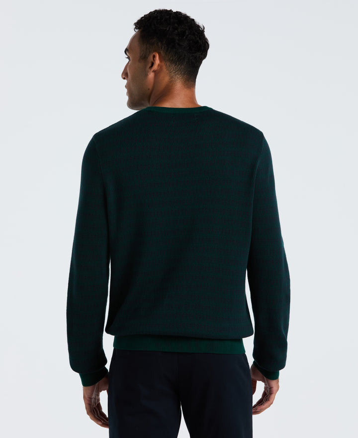 Jacquard Geo Crewneck Sweater (Botanical Garden) 