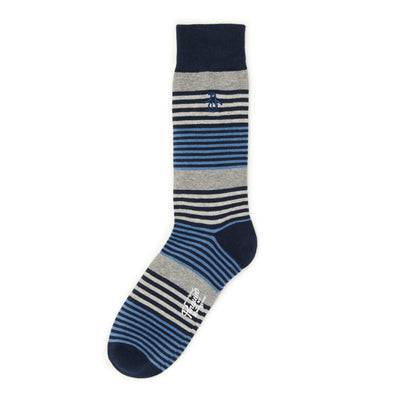 Gerwig Stripe Sock (Navy) 