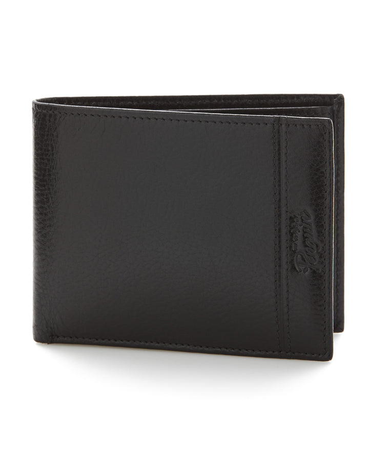 Glazed Bifold Wallet (Black) 