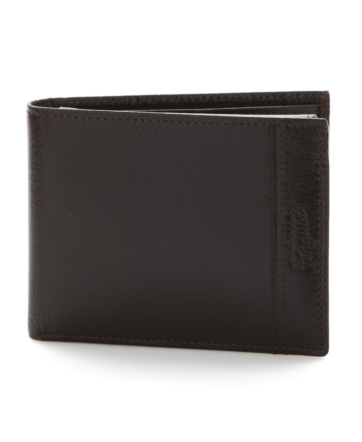 Glazed Bifold Wallet  (Brn) 