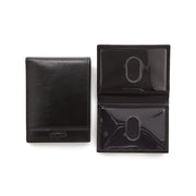 Glazed Bifold Wallet  (Blk) 
