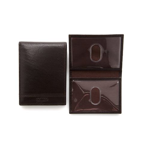 Glazed Bifold Wallet  (Brn) 