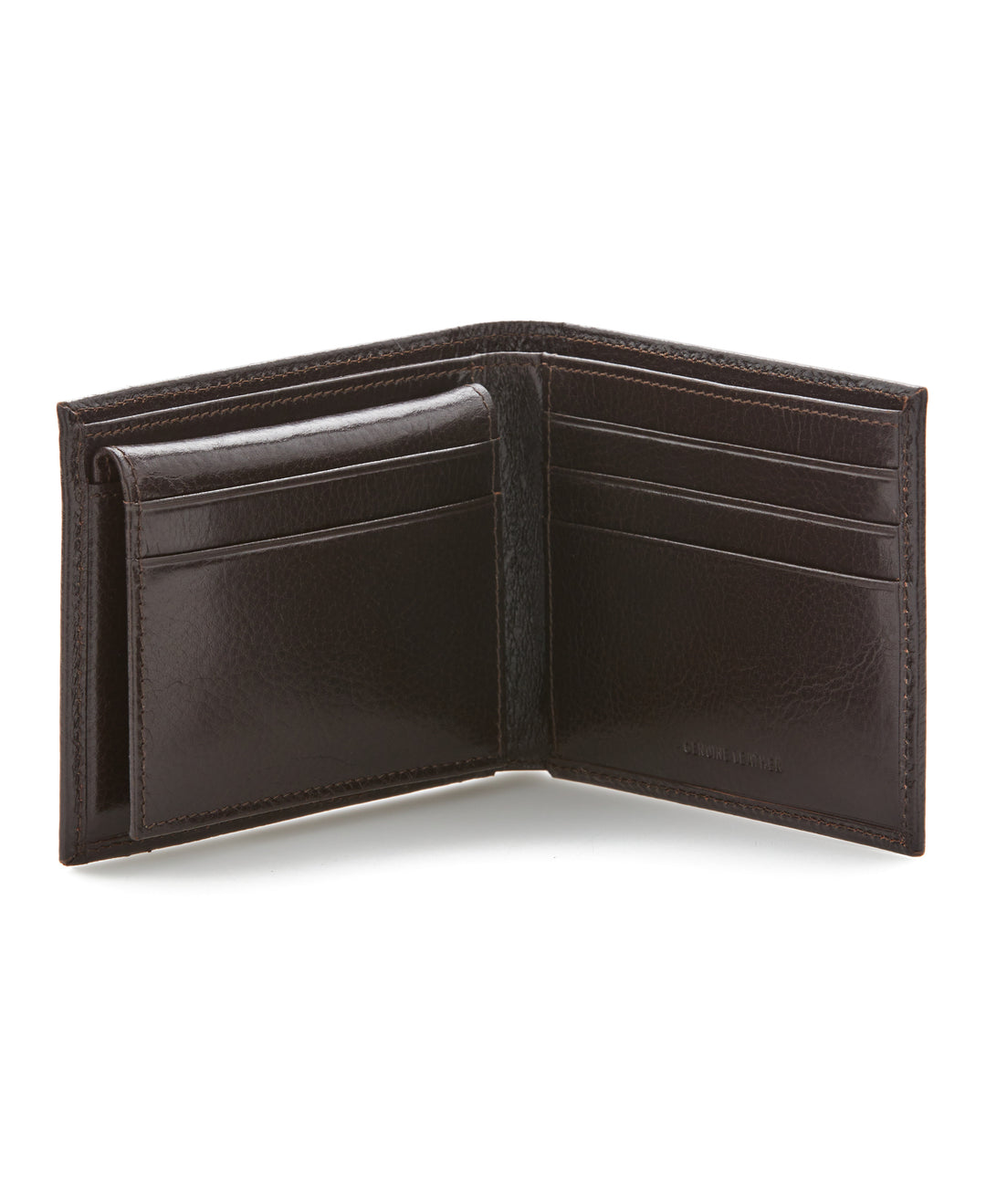 Glazed Bifold Wallet  (Brn) 