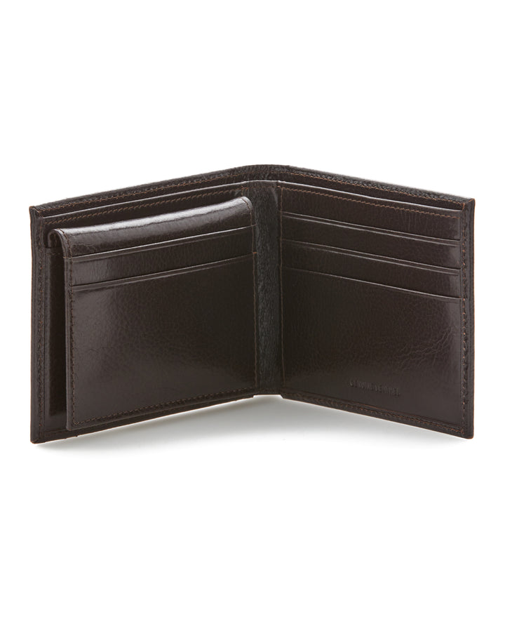 Glazed Bifold Wallet  (Brn) 