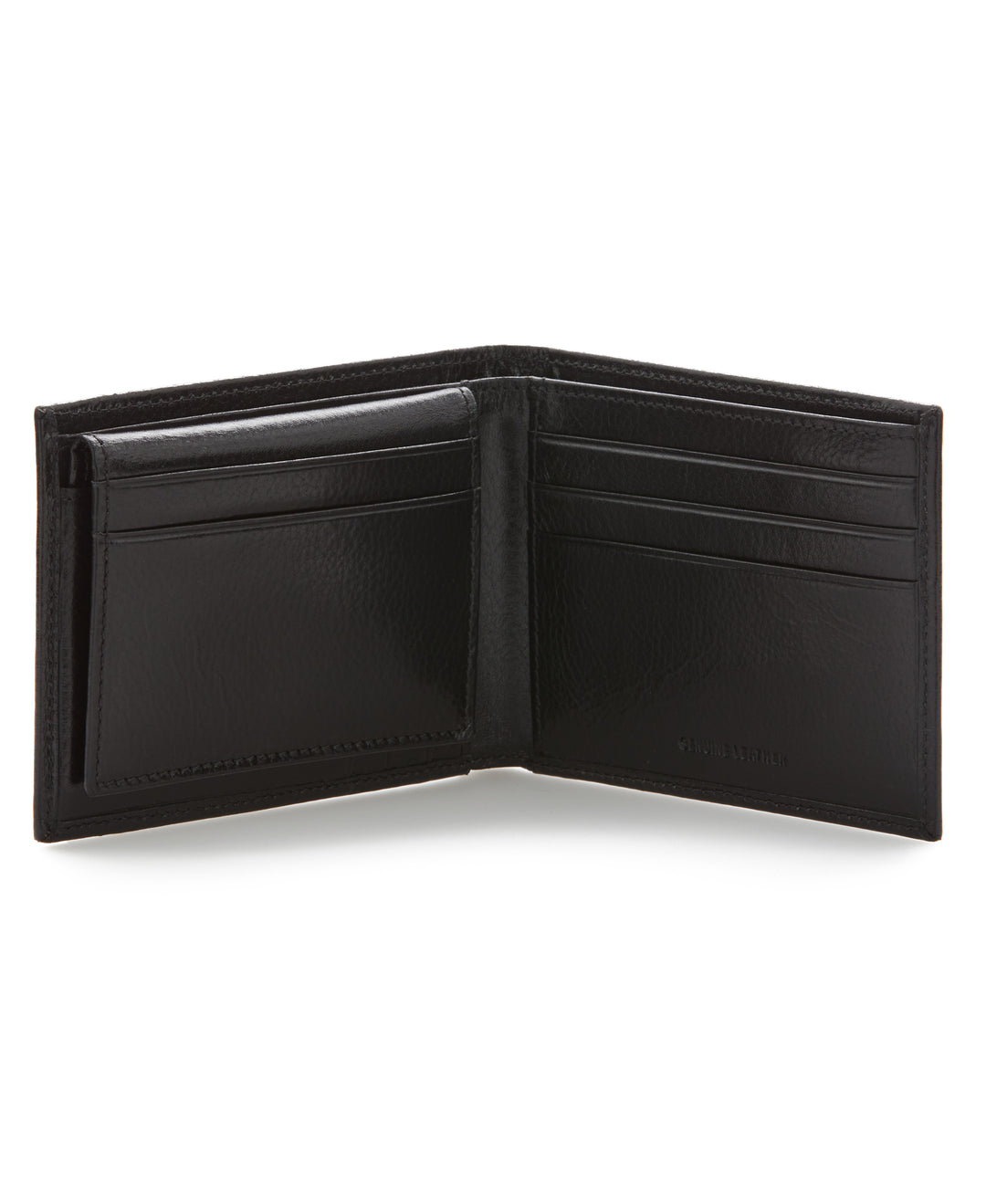 Glazed Bifold Wallet (Black) 