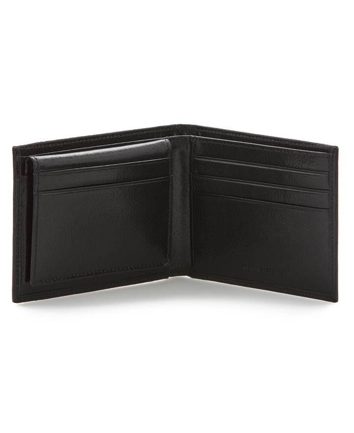 Glazed Bifold Wallet (Black) 