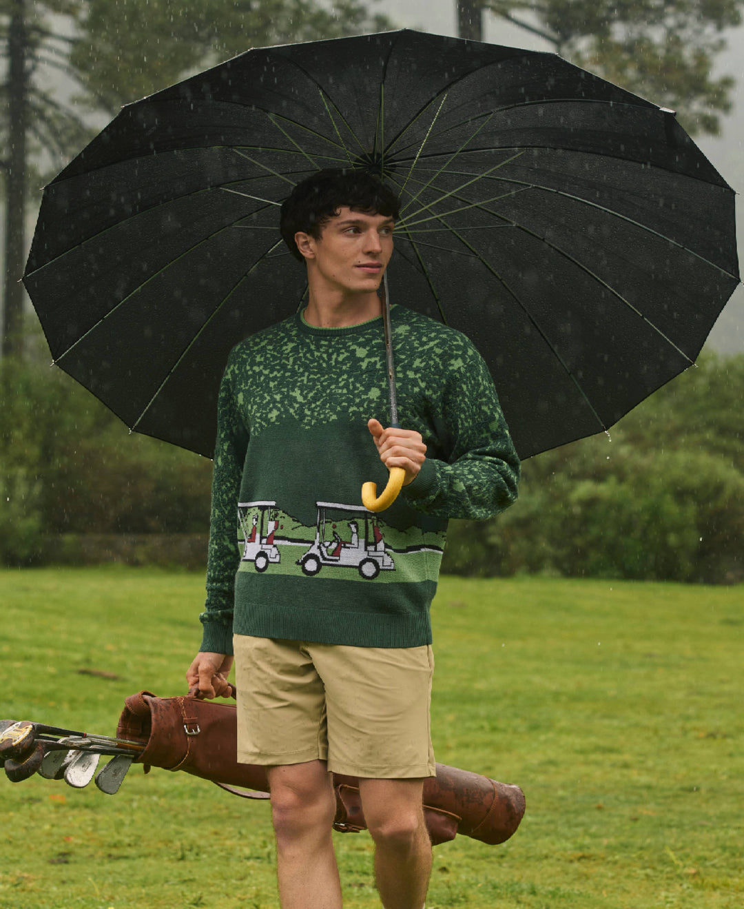 Golf Cart Luxtech™ Golf Sweater-Golf Sweater-Original Penguin