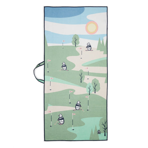 Golf Course Waffle Towel (Bright White) 