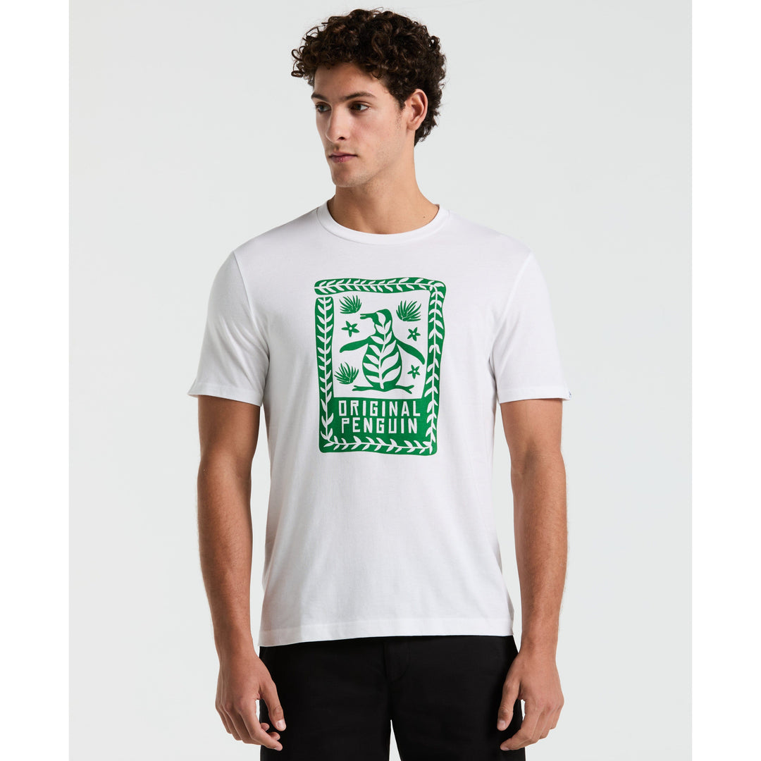 Jersey Graphic Plant Pete Tee (Bright White) 