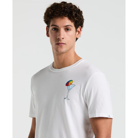 Jersey Graphic Pride Cocktails Tee (Bright White) 