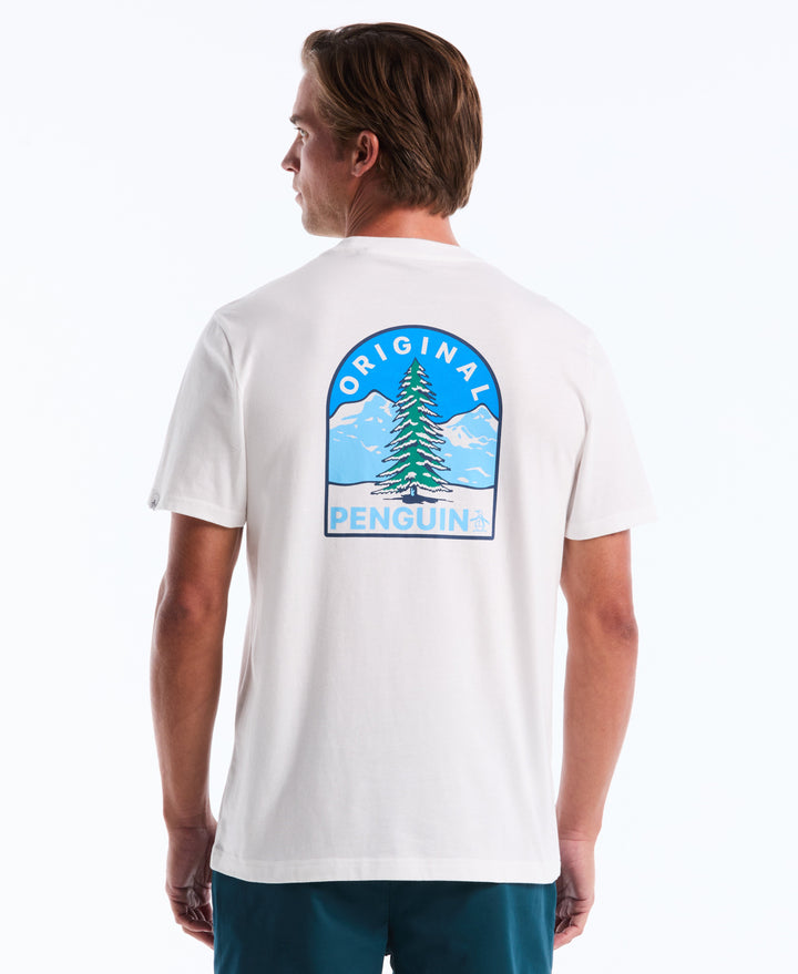 Snow Scene Graphic Tee (Bright White) 