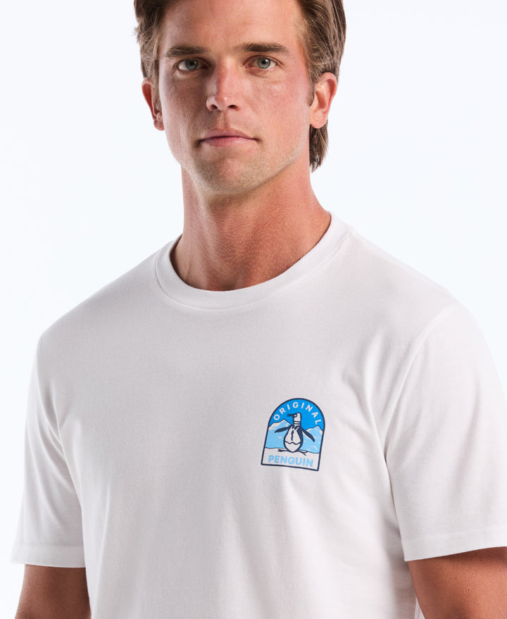 Snow Scene Graphic Tee (Bright White) 