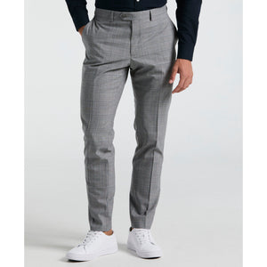 Plaid Grey/Blue Suit Separate Pant (Navy) 