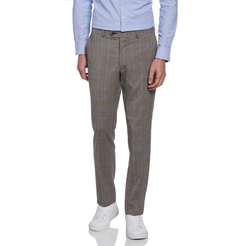 Grey Glenn Plaid Wool Blend Two Piece Suit (Grey) 