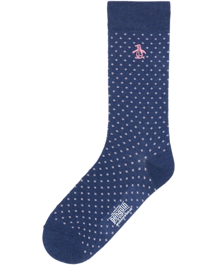 Grimwood Neat Dress Sock (Navy) 