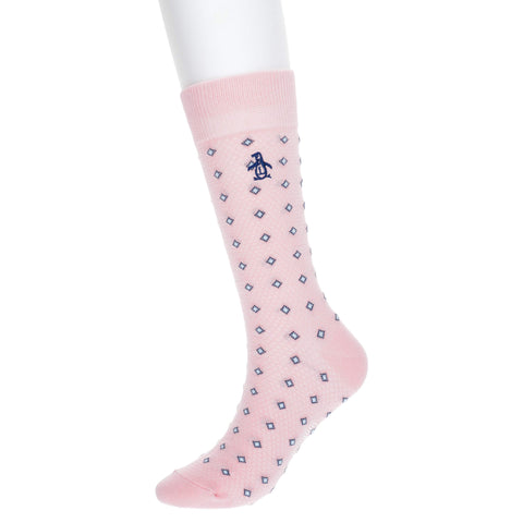 Harper Neat Dress Sock (Light Pink) 