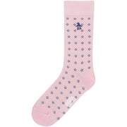 Harper Neat Dress Sock (Light Pink) 