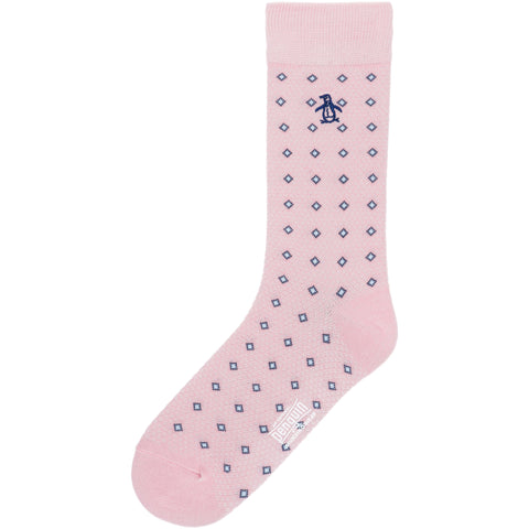 Harper Neat Dress Sock (Light Pink) 