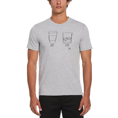 Heather AM PM Whiskey Tee (Rain Heather) 