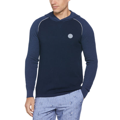 Heritage Color Block Golf Sweater (Black Iris Bijou Hthr) 