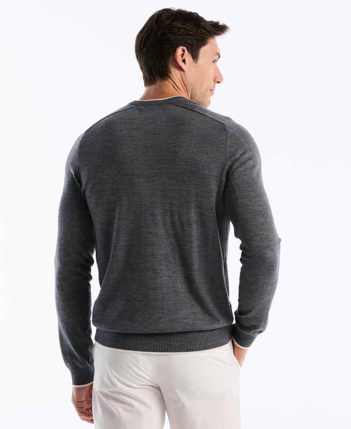Heritage Merino Wool Golf Sweater (Quiet Shade Xinao Hthr) 