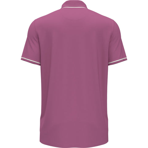 Oversized Pete Tipped Golf Polo Shirt (Rose Bouquet) 