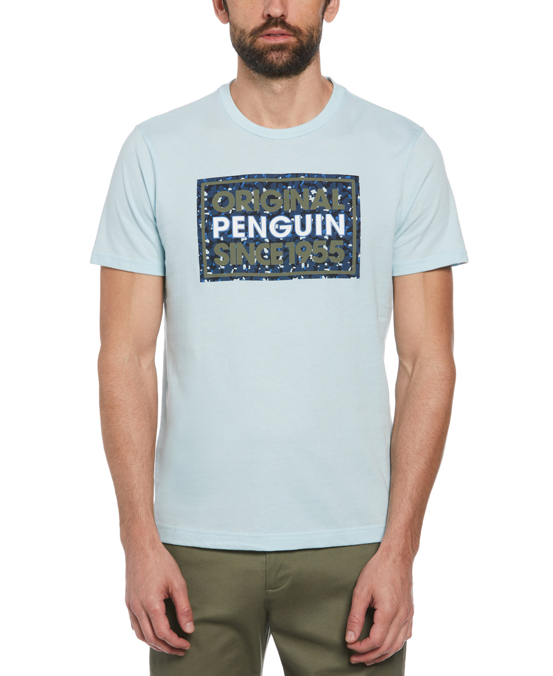 Hi Def Camo Logo Tee (Cool Blue) 