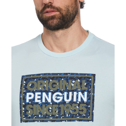 Hi Def Camo Logo Tee (Cool Blue) 