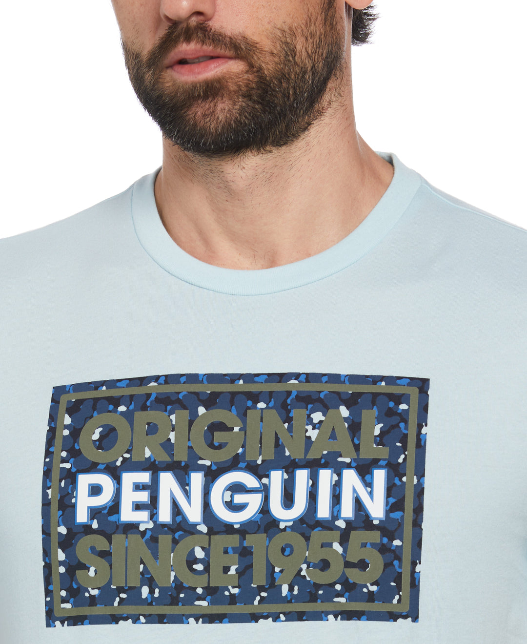 Hi Def Camo Logo Tee (Cool Blue) 
