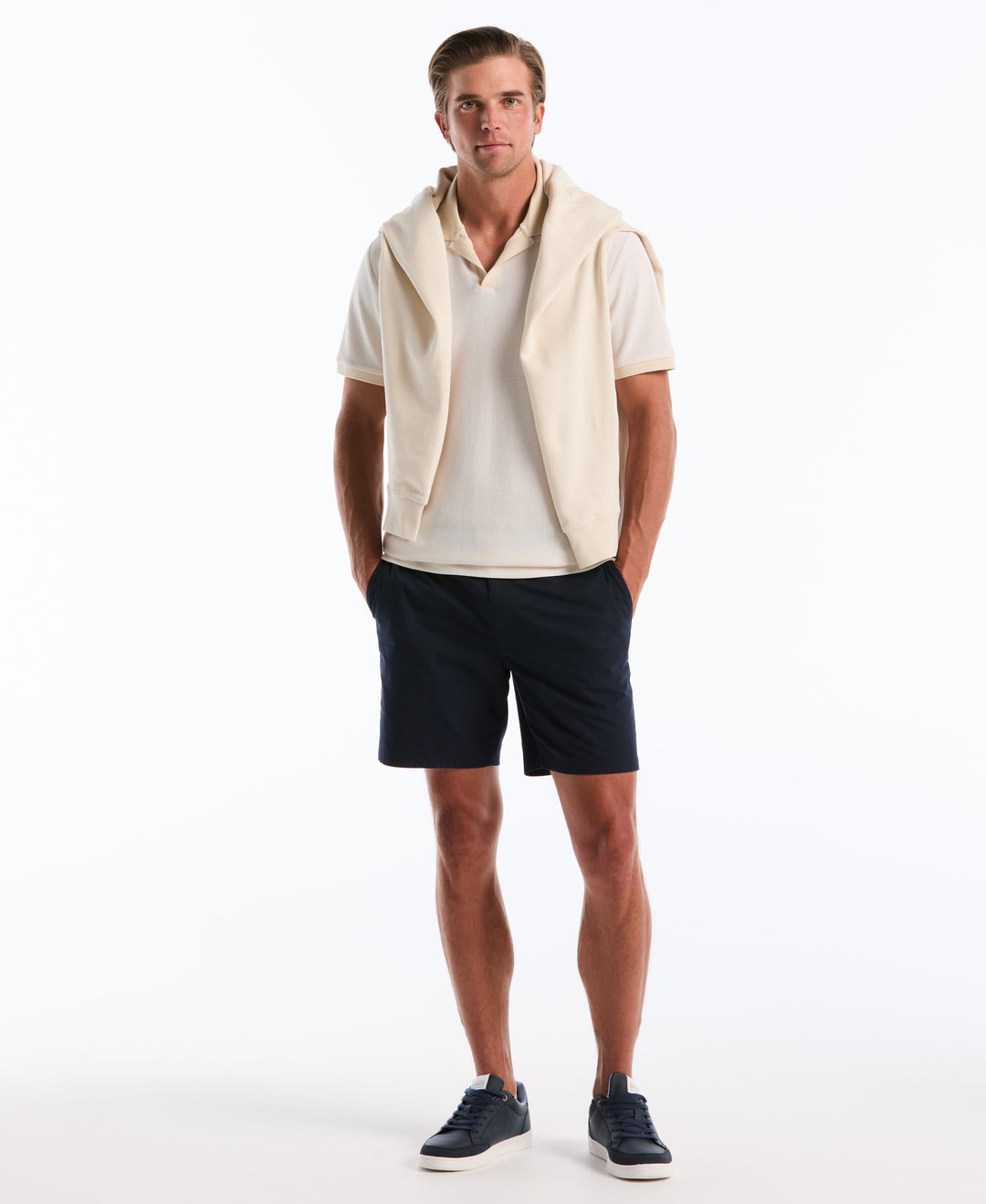 Honeycomb Johnny Jacquard Polo (Birch) 