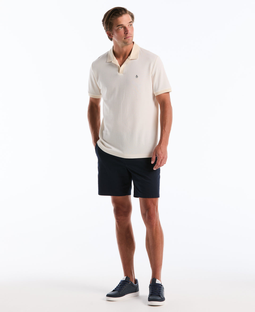 Honeycomb Johnny Jacquard Polo (Birch) 