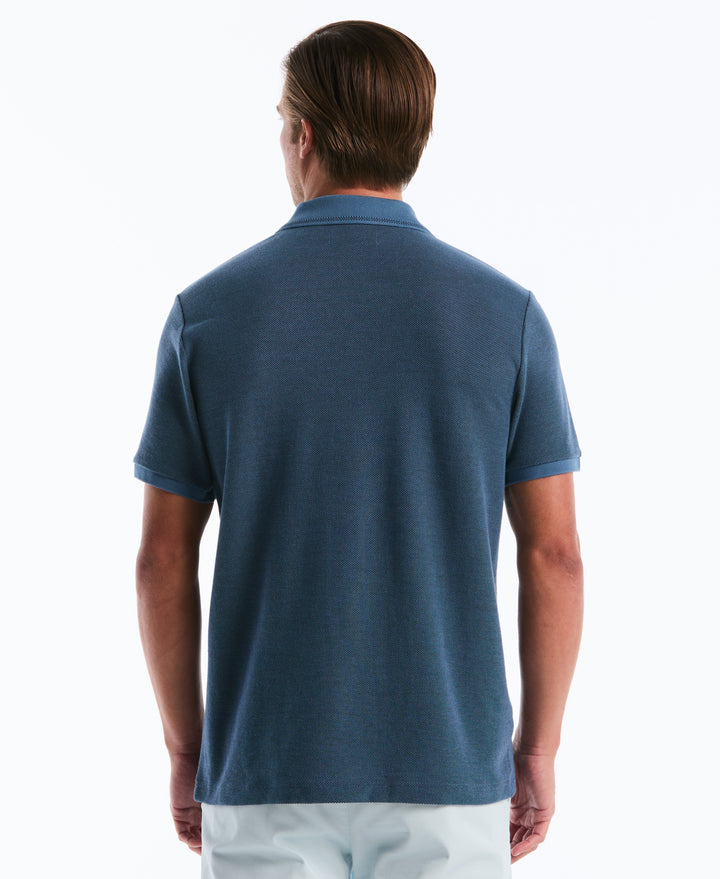 Honeycomb Johnny Jacquard Polo (Copen Blue) 