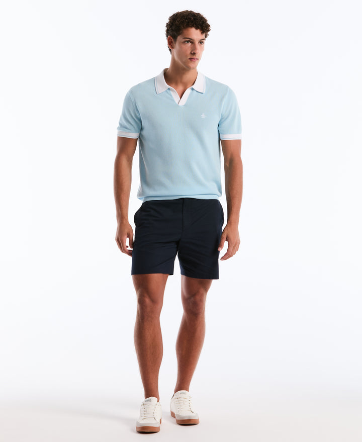 Honeycomb Johnny Collar Sweater Polo-Sweater Polo-Original Penguin