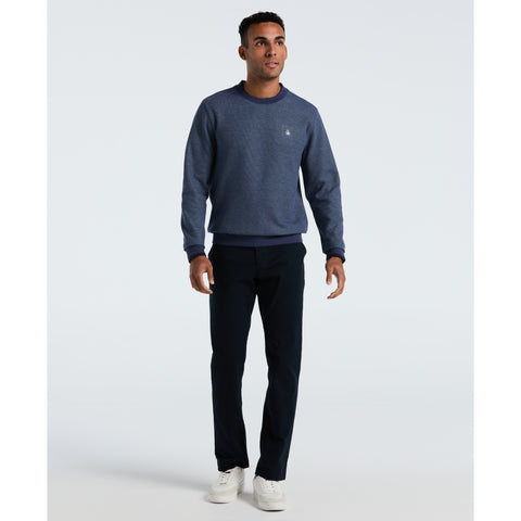 Honeycomb Pique Crewneck Sweatshirt (Sargasso Sea) 