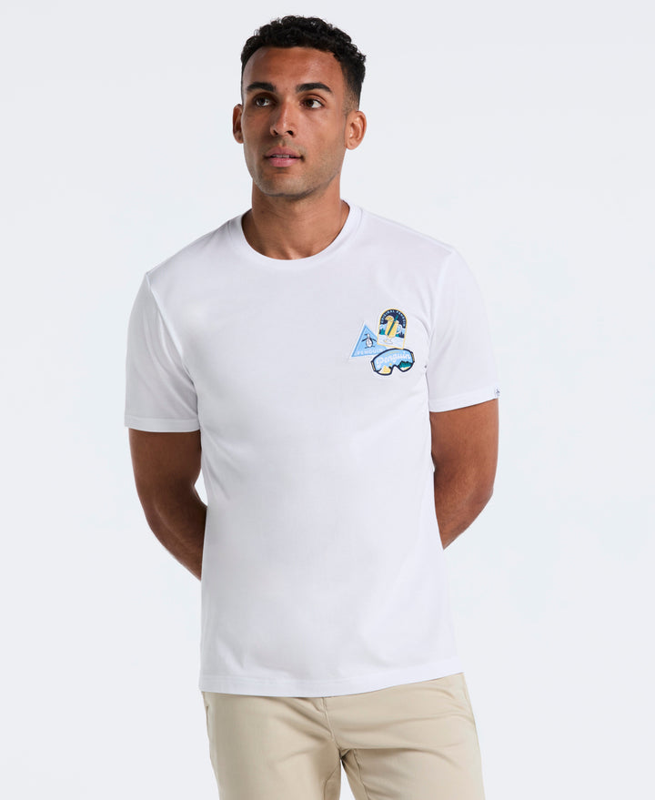 Hot Toddy Patch Tee-Tees-Bright White-XS-Original Penguin