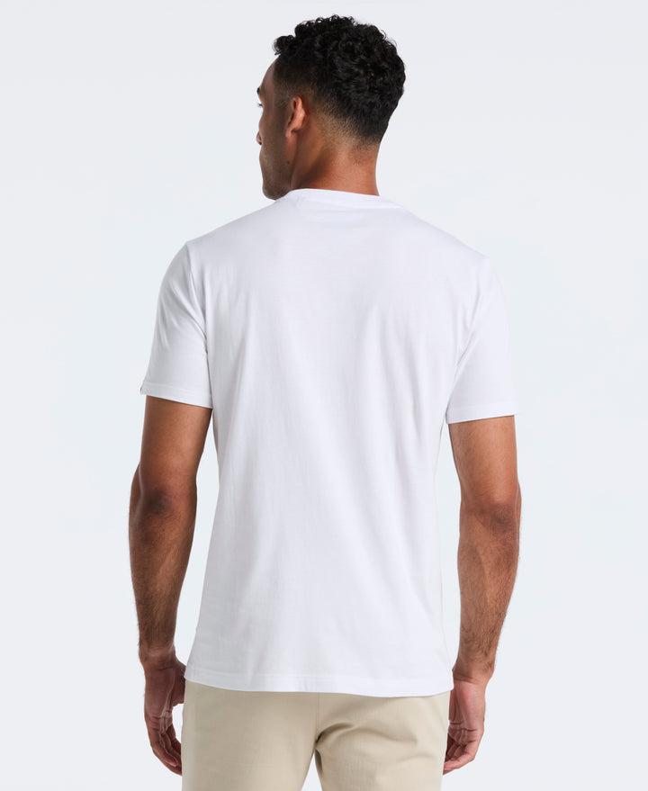 Hot Toddy Patch Cotton Tee (Bright White) 