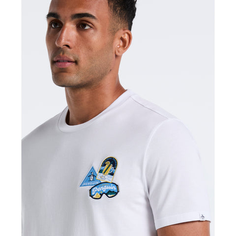 Hot Toddy Patch Cotton Tee (Bright White) 
