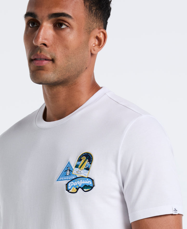 Hot Toddy Patch Cotton Tee (Bright White) 