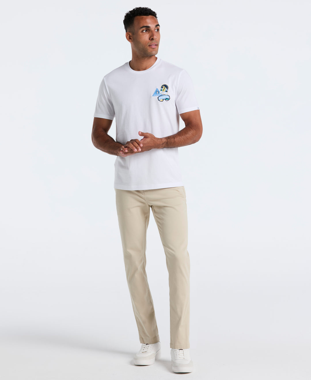 Hot Toddy Patch Cotton Tee (Bright White) 