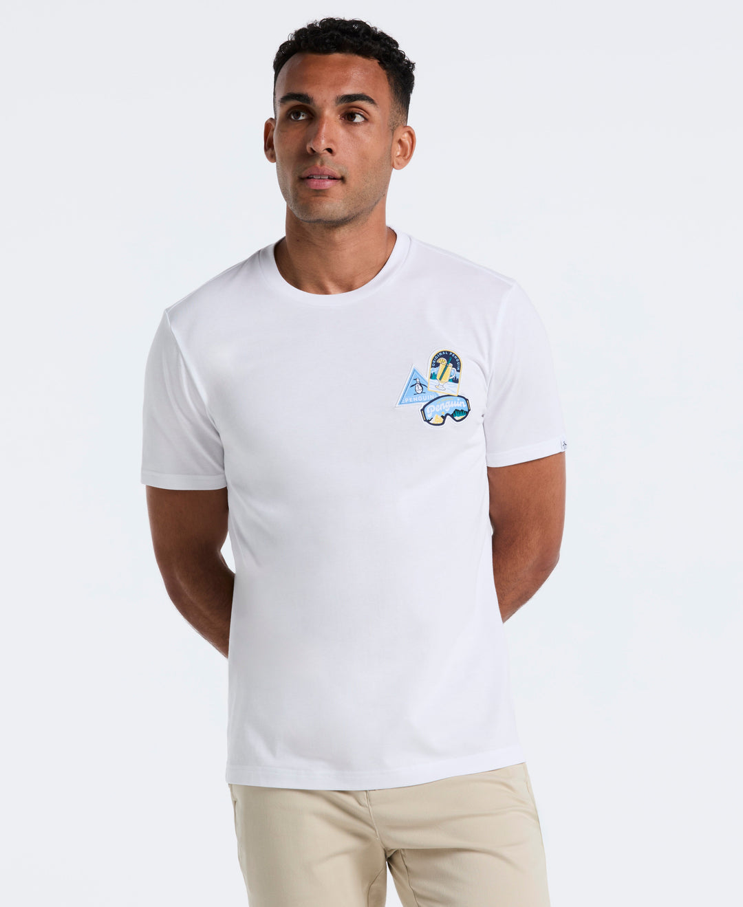 Hot Toddy Patch Cotton Tee (Bright White) 