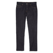 Indigo Rinse Slim Fit Stretch Denim Trousers (Dark Indigo) 