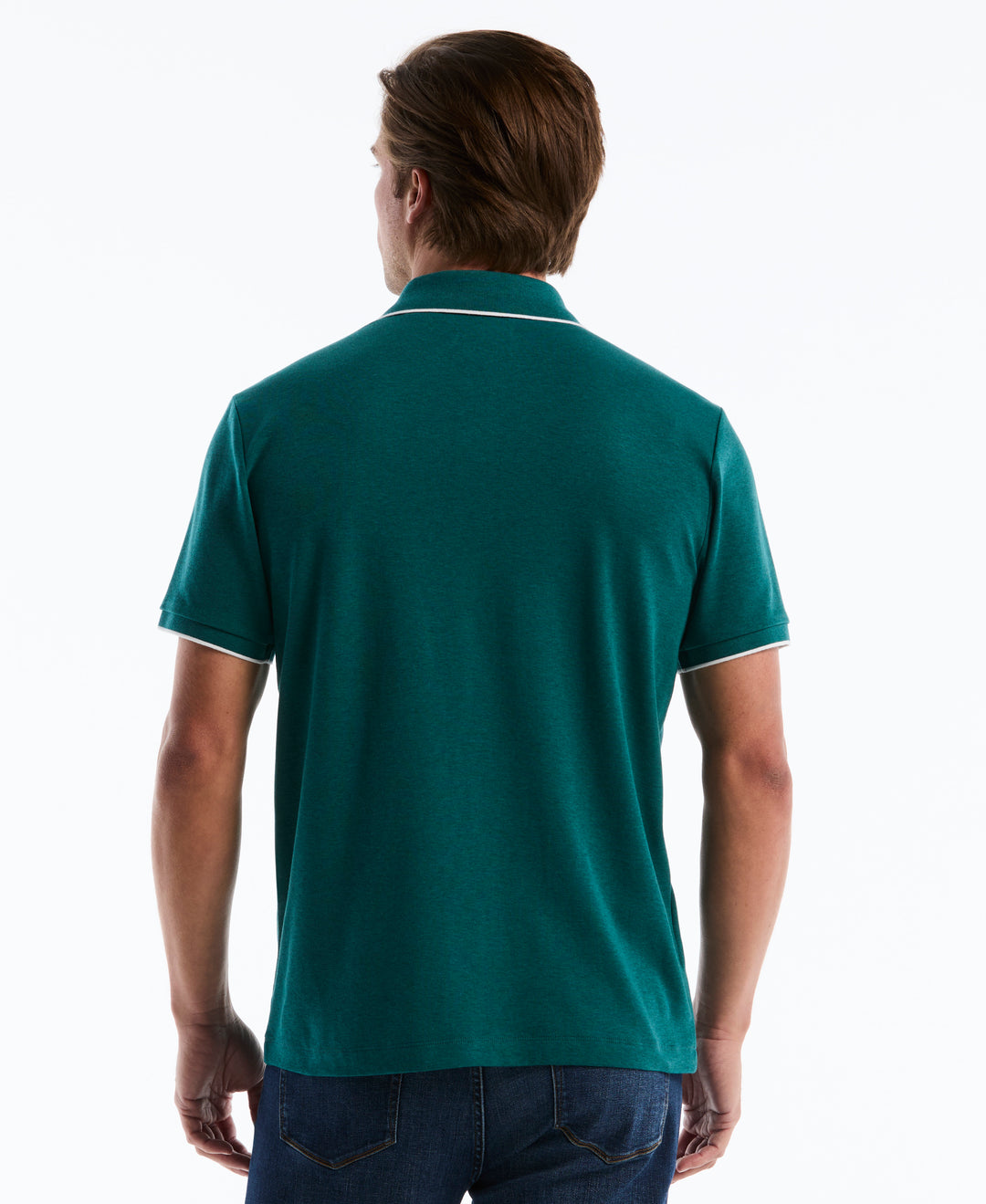 Interlock Quarter Zip Tipped Polo-Polos-Original Penguin