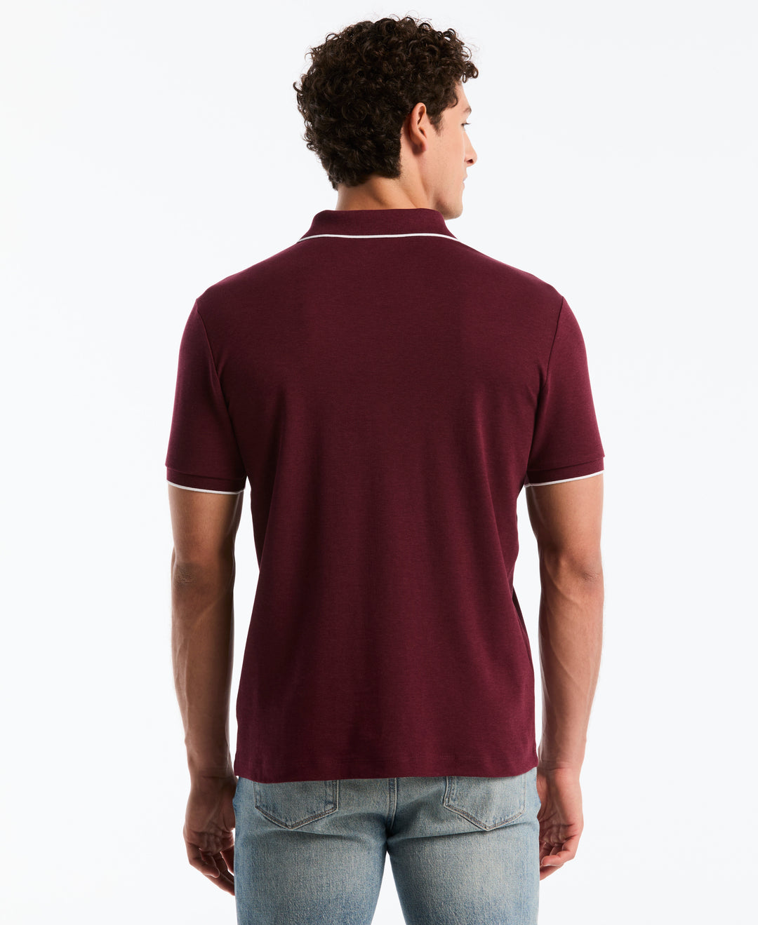 Interlock Quarter Zip Tipped Polo-Polos-Original Penguin