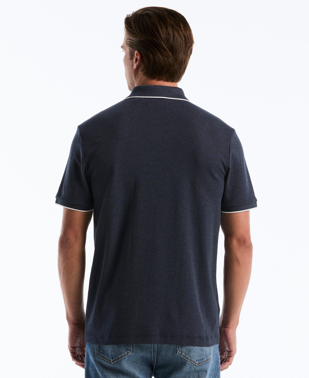 Interlock Quarter Zip Tipped Polo-Polos-Original Penguin
