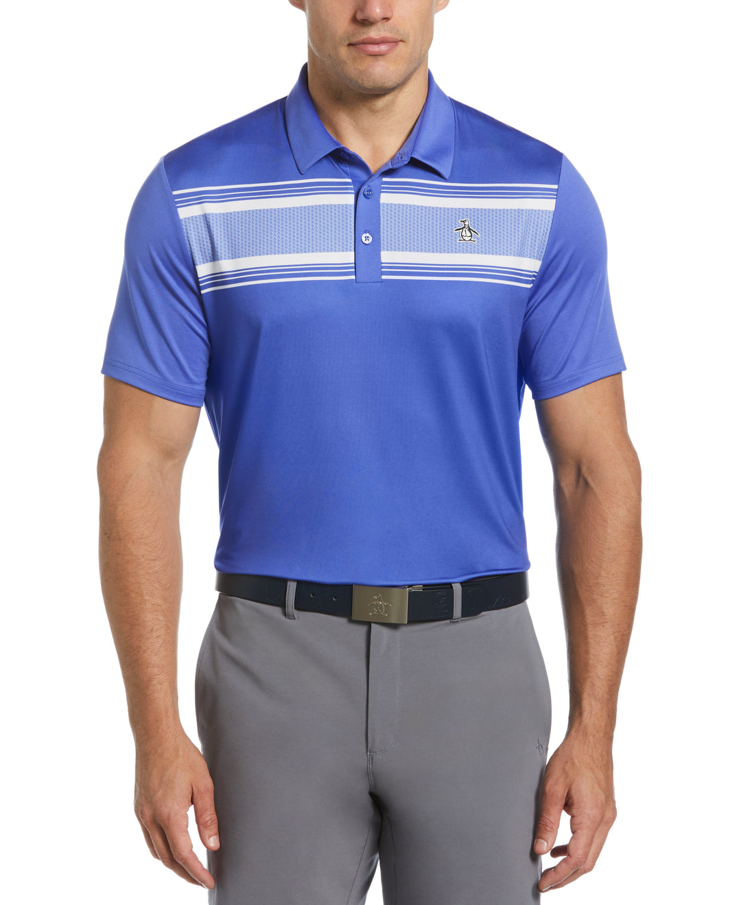 Jack’s Stripe Print Polo (Amparo Blue) 