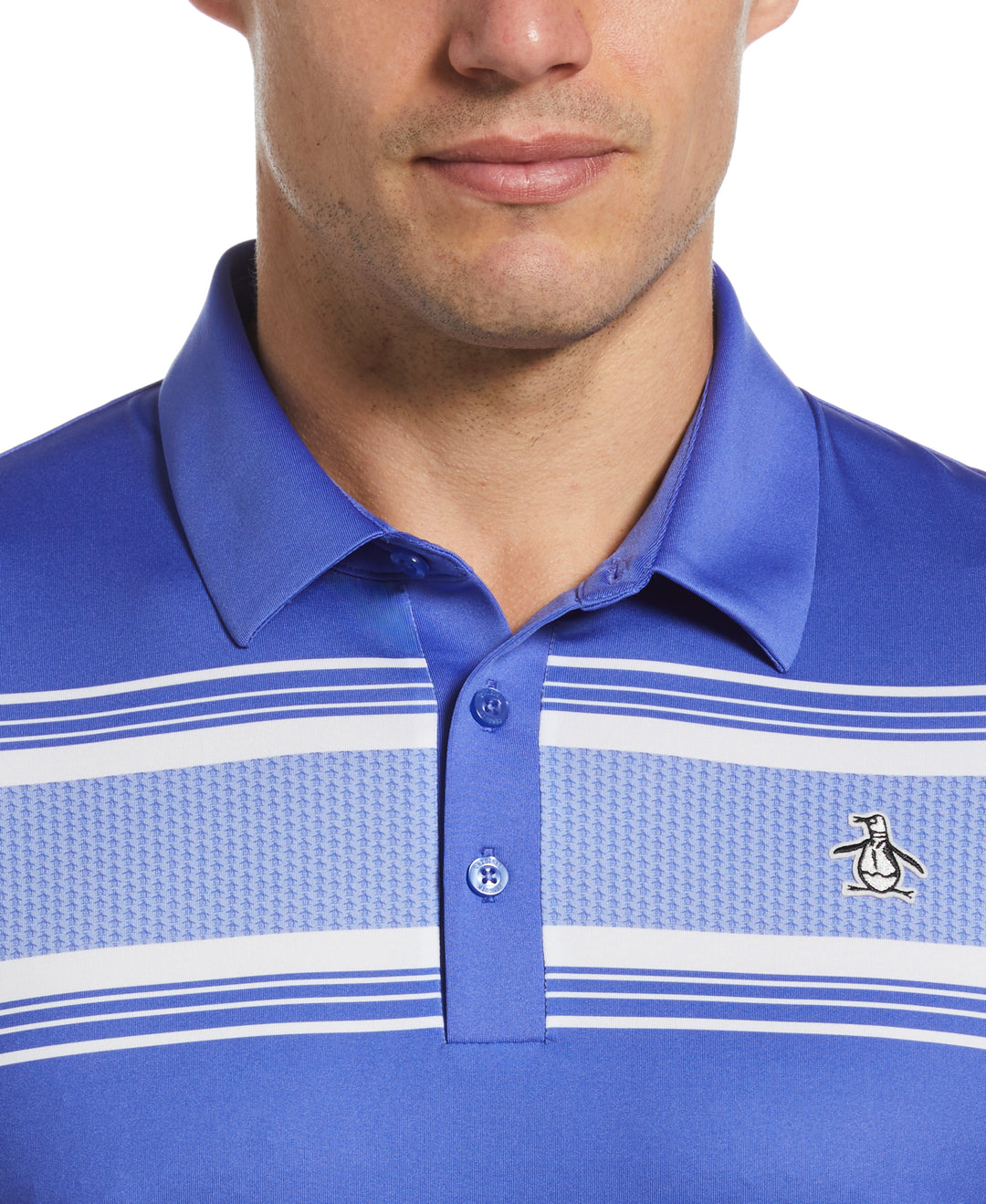 Jack’s Stripe Print Polo (Amparo Blue) 