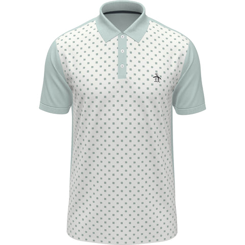 Jacquard Check Polo (Oil Blue) 