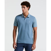Jacquard Geo Line Jersey Polo (Citadel) 