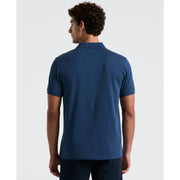 Jacquard Geo Line Jersey Polo (Sargasso Sea) 